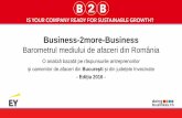 Barometrul "Business 2more Business" Bucuresti 2016