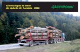 Tăierile ilegale de arbori din pădurile din România - 2012