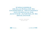 evaluarea realizărilor în domeniul reformei sistemului de justiţie ...