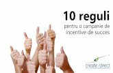 10 pasi pentru o campanie de incentive de succes