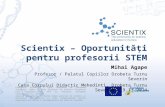 Scientix – Oportunități pentru profesorii STEM