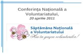 Saptamina nationala a voluntariatului