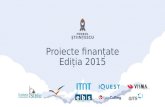 Prezentare proiecte Ştiinţescu Sibiu, ediţia 2015