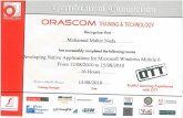 Orascom Telecom & Informatiom Certificate