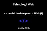 Web 2016 (06/13) Modelarea datelor. Familia XML + spații de nume