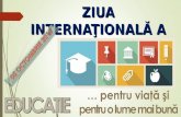 Ziua Internationala a Educatiei