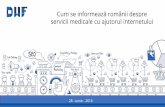 Sorin Draghici, DWF - Cum se informeaza romanii despre serviciile medicale cu ajutorul internetului