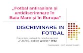 Discriminare in fotbal