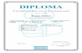 Atlas copco Diploma certificate 2014-2015