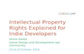 Drepturile de proprietate intelectuală explicate pentru dezvoltatori independenți