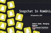 Snapchat in Romania_iSense Solutions