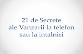 21 de Secrete ale Vanzarii la telefon sau la intalniri