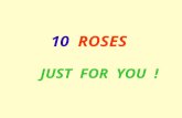 10 trandafiri