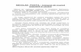 NICOLAE POSTA 1 - LCS - SPERANTA POSTA_1.pdf · cu succes si interpretarea unor cantece apartinand genului de muzicã usoarã. Pe langa repertoriul de cantece populare culese din