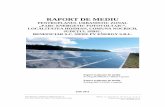 RAPORT DE MEDIU - SIFEE New · PDF fileAspecte relevante al ... Raport de mediu – parte a ... astfel s-a publicat HG 1076/2004 care stabileste procedura de evaluare de mediu pentru