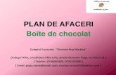 PLAN DE AFACERI Boîte de chocolat - cvact. · PDF filePLAN DE AFACERI Boîte de chocolat olegiul Economic ”Dionisie Pop Marțian” [Judeţul Alba, Localitatea Alba Iulia, strada