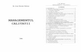 MANAGEMENTUL CALITATII. A5 doc - Academia …academiacomerciala.ro/cursuri/Management//An II/Managementul... · 3.3.1.Proceduri de proiectare ... de corecŃie sau performanŃa ideală