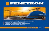 Sisteme de reparare avansate - Penetron ® Romania · PDF fileSolvenţi & fibre de ranforsare pentru sisteme de hidroizolare poliuretanice & SiMP ® ..... 24 Produse de hidroizolare