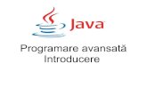 Programare avansată Introducere - profs.info.uaic.roacf/java/slides/ro/intro_slide.pdf · Limbajul de programare Java Simplitate Ușurință în crearea de aplicații complexe Robustețe: