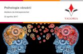 Psihologia vânzării - valoria.rovaloria.ro/wp-content/uploads/2017/05/Valoria_Psihologia-Vanzarii.pdf · Trainer & Senior Consultant E-mail: alexandra.cernian@valoria.ro Telefon: