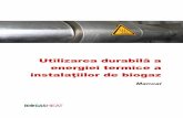 Utilizarea durabilă a energiei termice a instalaţiilor de ... · PDF file2.6.2 Motoare Pilot cu injecţie pe gaz .....22 2.7 Concepte ale instalaţiilor de biogaz pentru