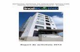 INSTITUTUL NATIONAL DE CERCETARE  · PDF fileinstitutul national de cercetare dezvoltare pentru ecologie industriala – ecoind raport de activitate 2014