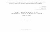 Victimologie Și psihologia victimei - criminology.mdcriminology.md/suport/sup30.pdf · 3 Tema 1. Obiectul şi istoricul victimologiei criminologice 1.1. Victimologie – ştiinţă