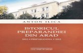 ANTON ILICA - ris.org.rsris.org.rs/PDF/Istoricul-Preparandiei-din-Arad-de-Anton-Ilica.pdf · Psihologia comunicării şi dinamica grupurilor organizate (2010) Doctrine pedagogice