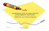 MATERIALE IZOLATOARE PENTRU ECHIPAMENTE …users.utcluj.ro/~csmartis/MSI/curs_MSI_5.pdf · Materiale izolatoare utilizate în echipamente electrice Sticlă -în formă solidă, bandă,