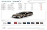 Noua Dacia Logan MCV -  · PDF fileAirbag frontal sofer l ... Suport pahare pe consola centrala l Spatiu de depozitare la baza consolei l ... ** Date tehnice in curs de omologare