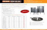 Rezervor capac flotant - rezervoare-inox.ro · PDF fileRezervoare din oțel inoxidabil (INOX AISI 304) cu capac flotant pentru fermentare și stocare, cu CEA MAI MARE grosime a tablei