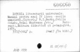 · PDF fileISTORIA Istoria medicinei. Studii cercetäri. [Re- dactori: Dr. G. Barbu, dr. G. Brätescu si dr. V. Manoliu], Bucure$i, Editura medicalä, 1957
