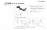 Robinet manual de presetare MSV-C - · PDF fileCircuite secundare pentru răcire sau încălzire în sisteme de distribuţie Fancoil - ventilo-convector Racorduri pentru ventilo-convectoare