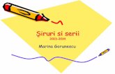 Marina Gorunescu - Departamentul de Matematicămath.ucv.ro/~gorunescu/courses/CS/CScurs2.pdf · De reţinut - Serie de numere reale, serie convergentă - Seria geometrică, seria