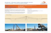Proiect: “Pasaj rutier suprateran peste calea ferat ... · PDF fileAmplasamentul viitorului pod se află în ... la partea superioară Lansarea carcaselor de armatură în piloţi