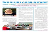 ÎNGRIJIRI COMUNITARE - casmed.mdcasmed.md/upload/file/CASMED-quarterly newspaper-june-2015-ro.pdf · de Îngrijiri medicale la domiciliu și îndeosebi doamnei Maria Dolgaia –