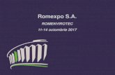 Romexpo S.A. - · PDF fileStatistici ROMENVIROTEC 2016 In perioada 07-10 aprilie 2016, in Centrul Expozitional Romexpo au avut loc 8 evenimente expozitionale adresate in primul rand
