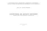 CONTROL ŞI AUDIT INTERN - file.ucdc.rofile.ucdc.ro/cursuri/21_2_5416_Control_si_audit_intern_Prof_dr... · au fost publicate în Editura CECCAR, Bucureşti, 1999. ...