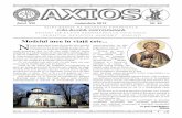 Anul VIII noiembrie 2013 Nr. 24 - seminarulsfandrei.ro AXIOS/Revista Axios... · panortodox al lumii, precum și un bun ... și dorul de cer cu care le-a scris și care ... şi remedii