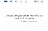 Drept european in materie de azil si imigratie - cdom.rau.rocdom.rau.ro/download/Concurs/Pregatire online/Drept european in... · cauze privind pretinse încălcări a drepturilor