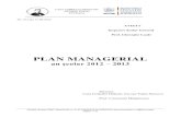 PLAN MANAGERIAL - ccd- · PDF filecolaborează cu parteneri pe plan local sau naţional pentru proiectarea programelor de formare sau cu furnizori de programe; are