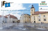 Provocăriși soluții pentru CIT-uriturism.gov.ro/wp-content/uploads/2016/02/CIT-Sibiu-Simina-MANEA.pdf · INFORMARE Mediul de afaceri ... FEDERARE Plan de marketing Clasificare