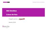 360 Omnibus Crème de fata - Revista · PDF file• Cremele Avon, distribuita prin agentii de vanzare, atinge un nivel impresionant in utilizare: 35% incidenta in ultimul an si 23%