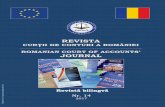 REVISTA - CURTEA DE CONTURI A ROMÂNIEI 14 Ro.pdf · în plan practic la Curtea de Conturi a României, precum și în colaborarea saulanivelINTOSAI. din zona Pacific și ale unor