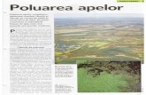 profudeisto.wikispaces.comapelor.pdf · Poluarea Poluarea apelor curgãtoare qfecteazã canalele, fluviile raurile pe cursul Ior pânã la revãrsarea în mari Ea poate contamina