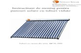 Instructiuni de montaj panou - nedavi-solar.ro de montaj panou.pdf · Constructia completa pentru acoperisuri drepte cu elementele de legatura (2) impreuna cu elementele de rezistenta