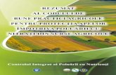 REZUMAT AL CODULUI DE BUNE PRACTICI AGRICOLE · PDF fileferma intră sub incidența Directivei 2010/75/UE privind emisiile industriale (IED) depozitarea și procesarea gunoiului de
