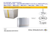 ELIDENS, INNOVENS DTG(E)130 - 35/45/65/90/115 · PDF fileDTG(E)130 - 35/45/65/90/115 Eco.NOxPlus, MC35E / MC45 / MC65 / MC90 / MC115 Cazan pe gaz in condensatie Cazan mural cu functionare
