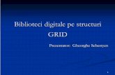 Biblioteci digitale pe structuri - users.utcluj.rousers.utcluj.ro/~sebestyen/gridtraining/Digital libraries on GRID.pdf · Biblioteca clasicaclasica ... dezvoltarea unui cadru/model