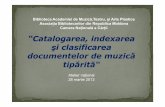 Exemple de catalogare - · PDF fileBiblioteca Academiei de Muzică, Teatru , şi Arte Plastice Asociaţia Bibliotecarilor din Republica Moldova Camera Naţională a Cărţii “Catalogarea